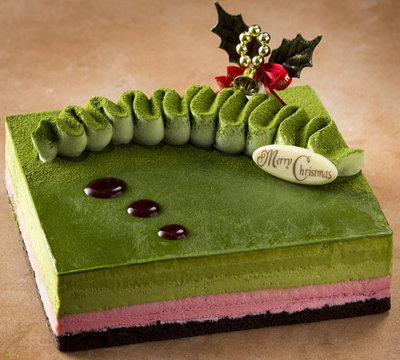 クリスマスにびったりの抹茶ケーキ クリスマスケーキ14